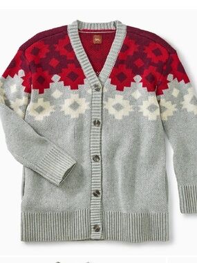 Tea Collection Kids Boys Cardigan Sweater NWT